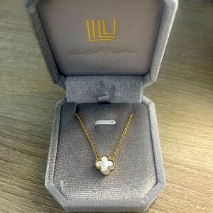 Cute, small clover pendant necklace